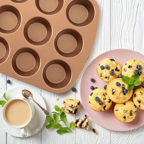 Fém muffin sütőforma 25,5x36 cm Marissa – Orion