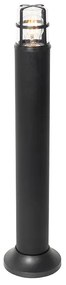 Modern álló kültéri lámpa fekete IP54 70 cm - Kiki