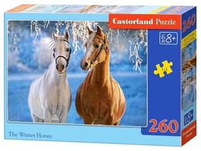 Puzzle Castorland - Winter Horses 260 db