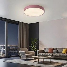 Brilagi - dimmelhető LED mennyezeti lámpa POOL LED/60W/230V 3000-6000K 50 cm rózsaszín+Távirányító