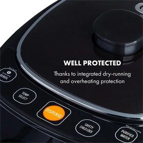 Klarstein Hot Springs, forróvíz adagoló, 5 L, 49-95 ° C, rozsdamentes acélból készült tartály