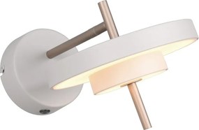 Elefántcsont színű LED dimmelhető fali lámpa hajlítható szerkezettel ø 20 cm Keaton – Trio