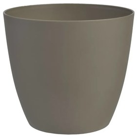 Gardenico Ella virágtartó matt taupe, 18 cm átmérő, 18 cm átmérőjű