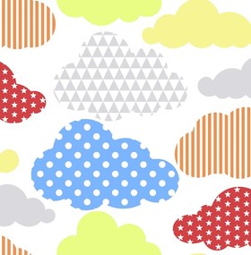 Divatos Tapéta Gyerekeknek Felhők A Flizelinen