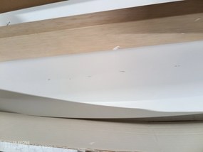 AKCIÓ Fehér étkezőasztal COMBO II 120(160)X80, kinyitható II. osztály