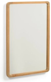 Fali tükör tömörfa kerettel 45x70 cm Shamel – Kave Home