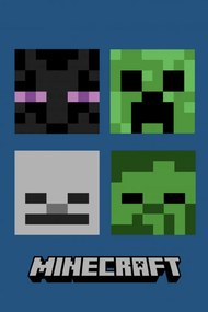 Minecraft Bad Mobs szuper puha polár takaró 100x150cm