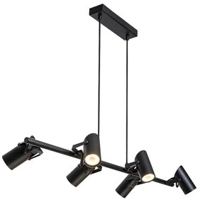 Rabalux 73045 - Csillár zsinóron MAXIMILIAN 6xGU10/25W/230V