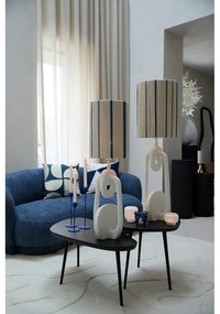 Fekete fém dohányzóasztal 42x87 cm Puno – Light &amp; Living