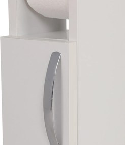 Fürdőszobai szekrény WC fölé LUMERO, fehér
