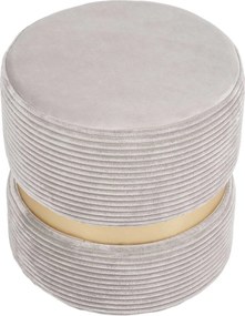 Ring puff - arany gyűrű - L06 - krém bársony R