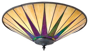 Endon 70240 - Tiffany DARK STAR mennyezeti lámpa 2xE27/40W/230V átm. 49 cm
