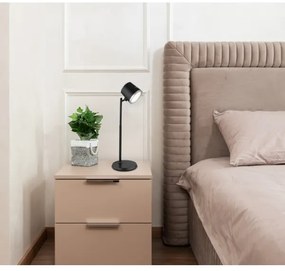 Globo 58454B - MEEYA LED érintős asztali lámpa, 6W, 3,7V, fekete