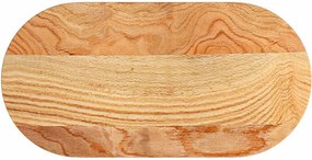 vidaXL világosbarna tömör akácfa ovális alakú asztallap 80 x 40 x 4 cm