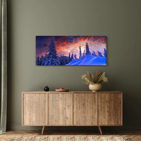 Kép - Téli szürkület (120x50 cm)