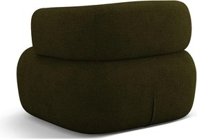 Zöld buklé fotel Jenny – Micadoni Home