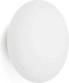 Fehér-ezüstszínű fali lámpa ø 26 cm Bamila – Kave Home