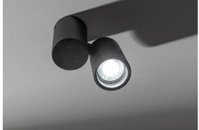 Lámpa Mennyezeti lámpatest LUPO, aluminium, 11.6x5.6x11.5, IP20, 1*GU10, max. 50W, kör, fekete