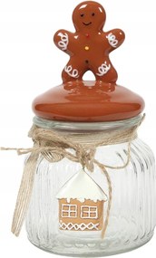 Mézeskalács üveg keksztartó Deco Xmas