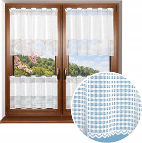 Irigy Hónaljmirigy Kész 100x60cm Vitrázs Függönyök Konyha Függöny Rövid Fehér