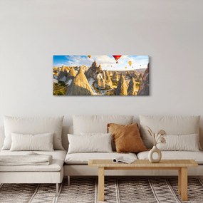 Kép - Hőlégballonok (120x50 cm)
