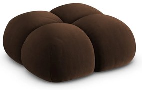 Sötétbarna bársony lábtartó Loretto – Cosmopolitan Design