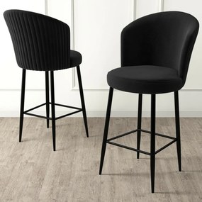 Alte Black bárszék szett, 2 db, 2 db