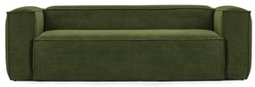 Zöld kordbársony kanapé 240 cm Blok – Kave Home