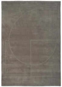 Lineal Poem szőnyeg, szürke, 140x200cm