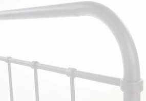 Fehér Fém Ágykeret 120x200 cm PABLO