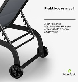 Blumfeldt Limala, napozóágy, acél/alumínium, textilén, 150 kg, hordozható