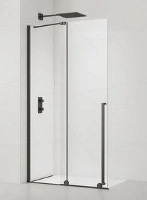 Walk-in zuhanyparaván 140 cm SAT Xmotion PVD Gun metal SATBWIXM140GM