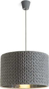 RENDL AINO 40 závěsná šedá chrom 230V LED E27 15W