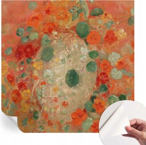 Öntapadós tapéta Falfestmény Prémium Absztrakt virágok 250x250 cm