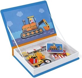 Janod - MAGNETIBOOK interaktív mágneses járműkészlet