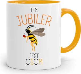 Ékszerésznek Sárga Bögre Ez Az Ékszer Egy Darázs, fényképes nyomtatással