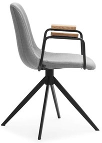 Világosszürke étkezőszék szett 2 db-os Tali – Marckeric