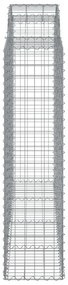 13 db íves horganyzott vas gabion kosár 200x50x160/180 cm