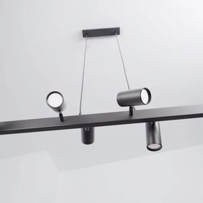 BRILAGI - LED RGBW dimmelhető, kábelen függesztett csillár SELE 6xGU10/6,5W/230V fekete