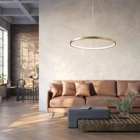 LED Csillár zsinóron LEA LED/20W/230V 4000K átm. 50 cm arany