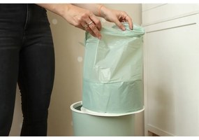 Mentazöld műanyag szemetes pelenkákhoz 25 l Whale – Kindsgut