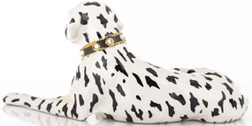 Figura Dalmata Műanyag Fekete, Fehér 14x31x15cm