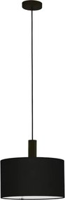 Eglo 33354 - AMANI kábeles függőlámpa 1xE27/60W/230V, Ø 38 cm, fekete