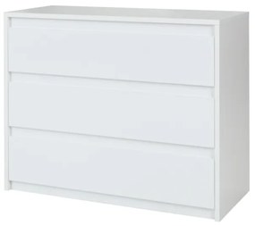TANIA komód, 110x87x46, fehér