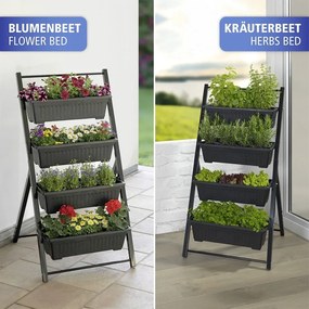 Fém virágtartó állvány (magasság 108 cm) Vertical – Maximex
