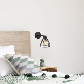Fekete-bronzszínű fali lámpa ø 15 cm Kemah – Opviq lights