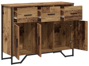 Tálaló Régi Fa Tömörfa 97x32.5x74.5 cm