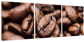 A kávébab képe (órával) (90x30 cm)