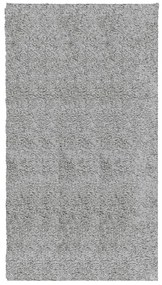 PAMPLONA szürke magas szálú bolyhos modern szőnyeg 60 x 110 cm