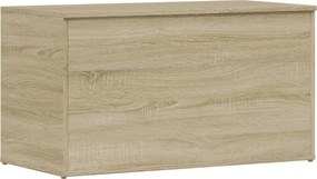 vidaXL sonoma tölgy színű szerelt fa tárolóláda 84 x 42 x 46 cm